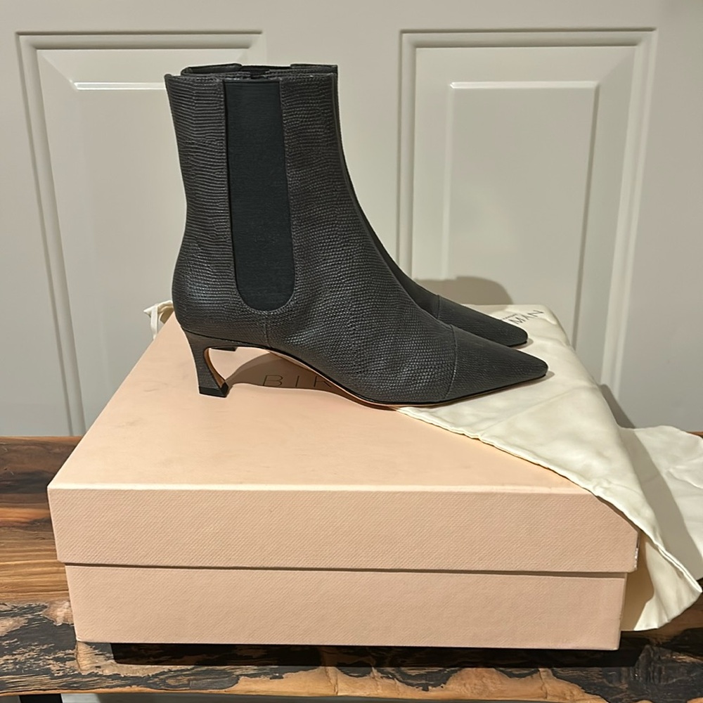 Alexandre Birman Myra 50 bootie ash grey size 37.5